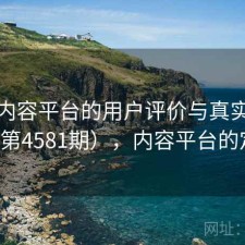 探讨内容平台的用户评价与真实体验（第4581期），内容平台的定义