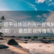 番茄影视平台体验的用户视角解读（第1840期），番茄影视传播有限公司
