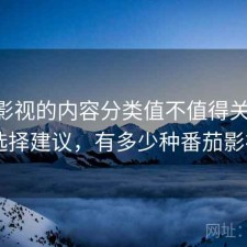 番茄影视的内容分类值不值得关注 建议与选择建议，有多少种番茄影视app