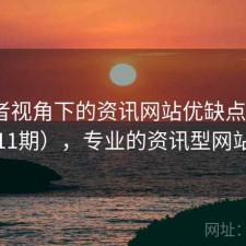 使用者视角下的资讯网站优缺点（第311期），专业的资讯型网站