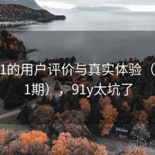 探讨91的用户评价与真实体验（第2621期），91y太坑了