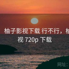 随记：柚子影视下载 行不行，柚子影视 720p 下载