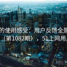 51网的使用感受：用户反馈全景分析（第1082期），51上网用户