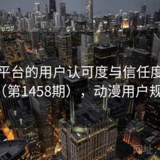 动漫平台的用户认可度与信任度分析（第1458期），动漫用户规模