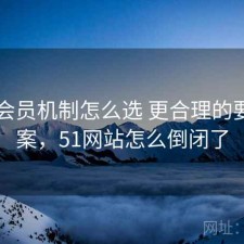 51网会员机制怎么选 更合理的要点方案，51网站怎么倒闭了