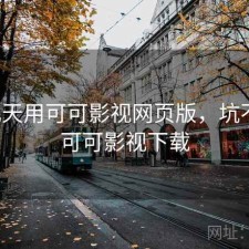 这几天用可可影视网页版，坑不坑，可可影视下载