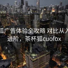 茶杯狐广告体验全攻略 对比从入门到进阶，茶杯狐cuofox