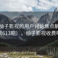 关于柚子影视的用户讨论焦点解析（第613期），柚子影视收费吗