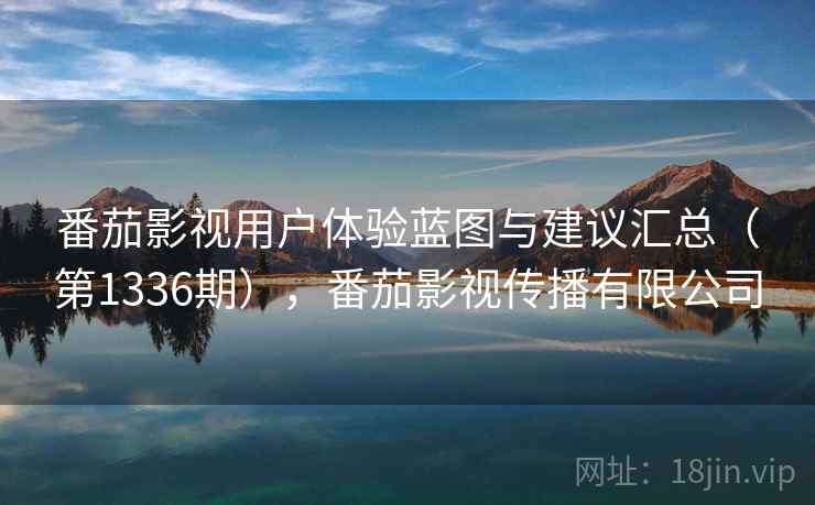 番茄影视用户体验蓝图与建议汇总（第1336期），番茄影视传播有限公司  第2张